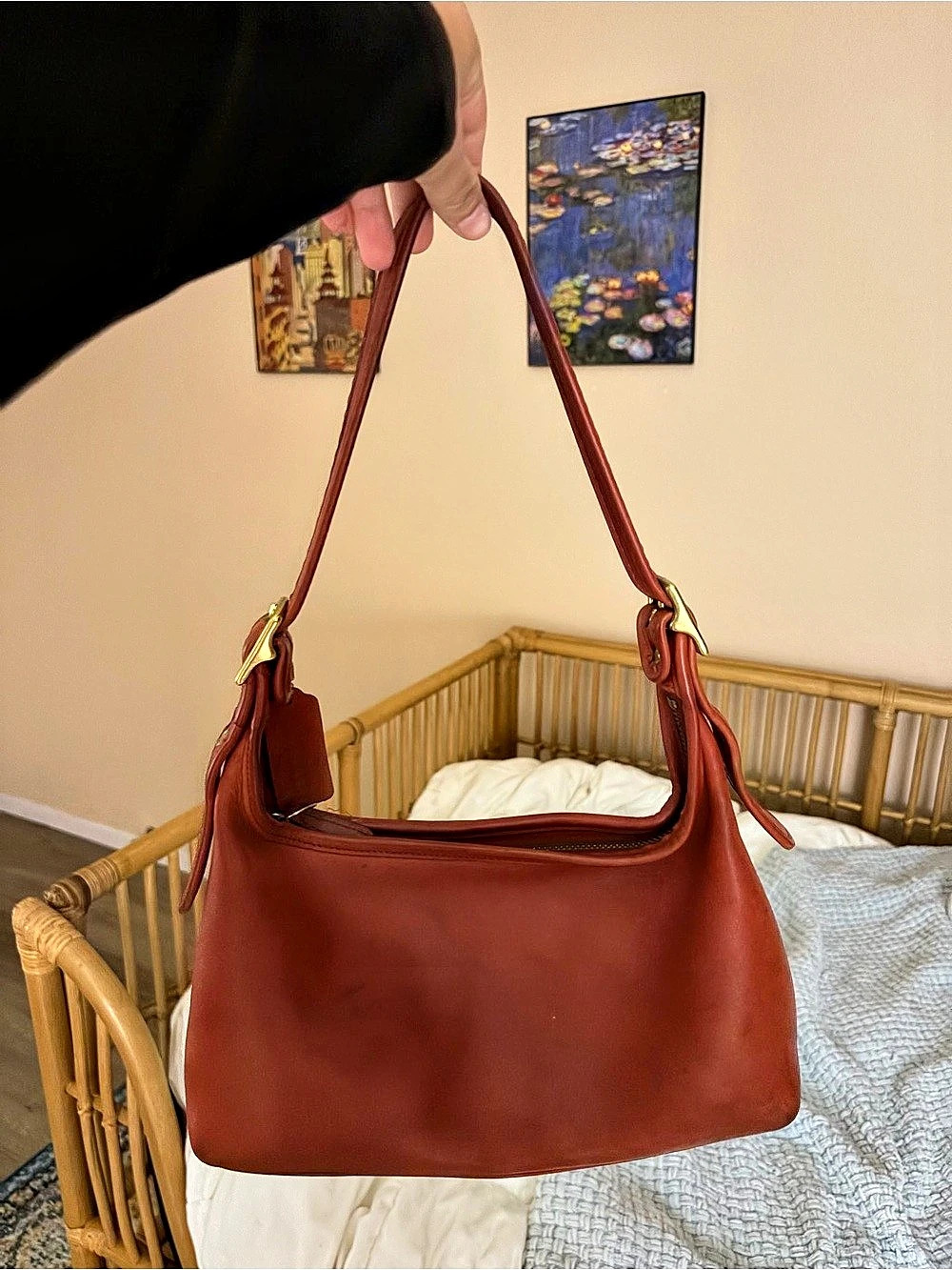 Coach Vintage Coach Knapsac Vintage Knapsac Leather Shoulder Bag Red